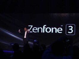 Zenfone 3 held by Jerry Shen