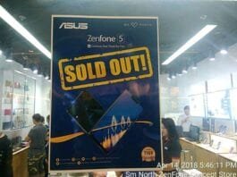 SM North Zenfone Concept Store - Zenfone 5 Soldout April 14