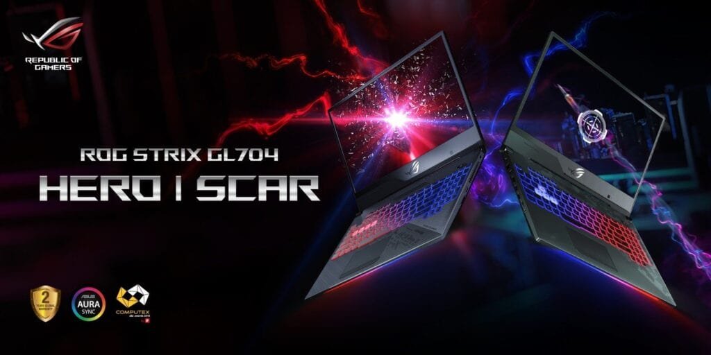 ASUS ROG Strix GL504 Hero and SCAR Edition