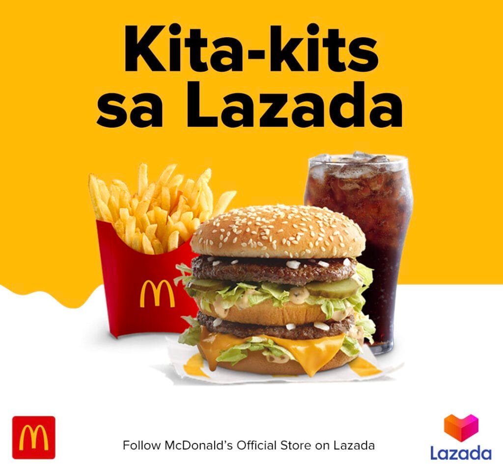 Add to cart McDonald’s food and merch, now available in LazMall ...