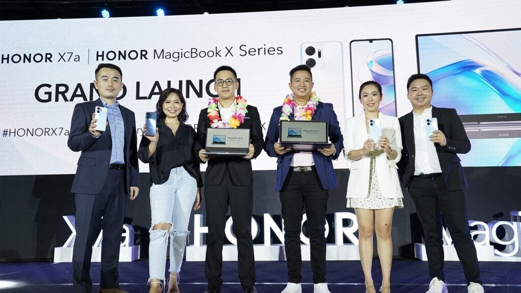 HONOR x7a and MagicBook X