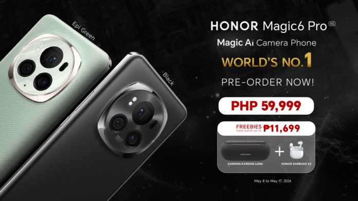 HONOR Magic6 Pro is now available for pre-order.