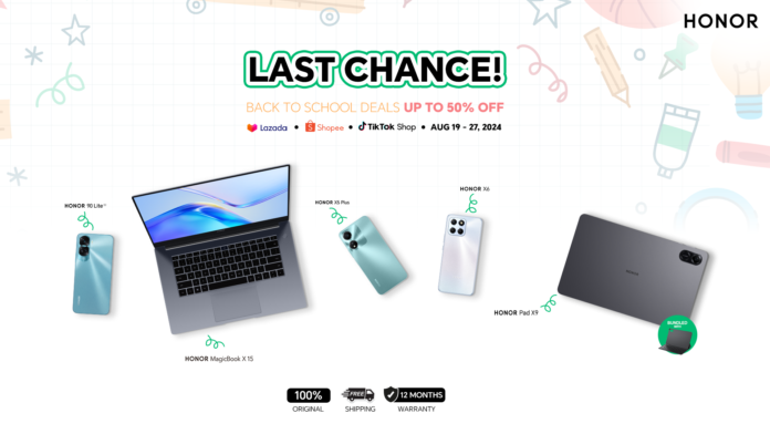 HONOR Back-to-School Promo