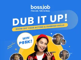 "Dub it Up with Bossjob" online contest